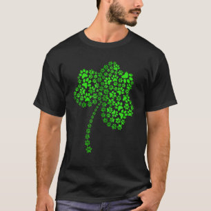 Camiseta Cat Dog Paw Shamrock St Patrick's Day Paws