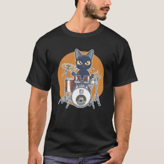 Camiseta Cat Drummer