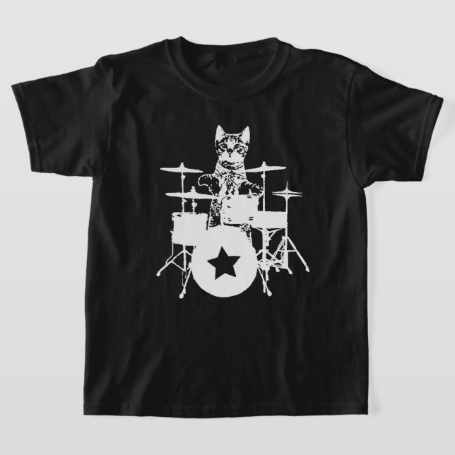 Camiseta Cat Drummer Tee (Distribución)