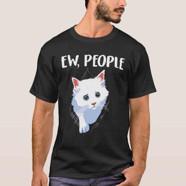 Camiseta Cat Ew People (Anverso)