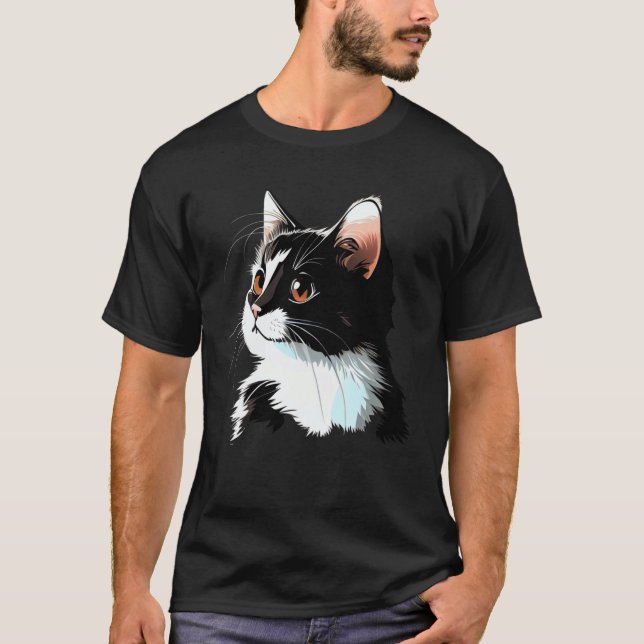 Camiseta Cat Face  Cat (Anverso)