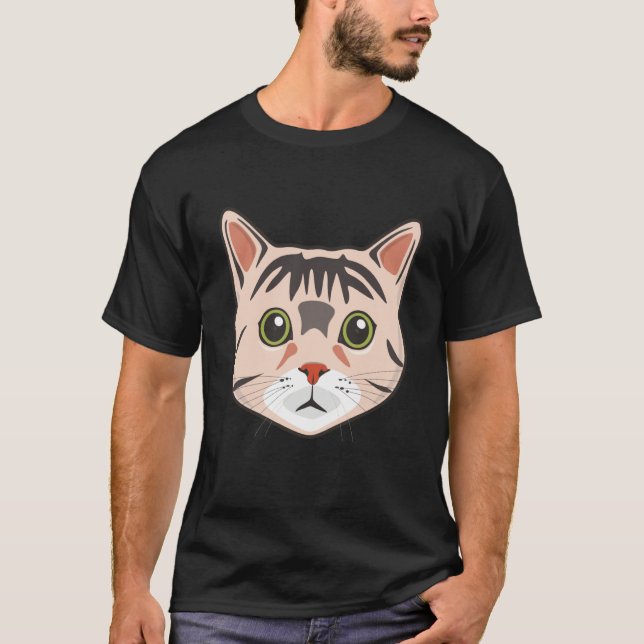 Camiseta Cat Face Meowdy Cute Kitten Cat Meme  1 (Anverso)