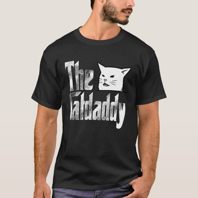 Camiseta Cat Father The Catfather Crazy Cat Dad Papa (Anverso)