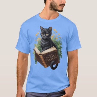 Camiseta Cat For Women Book Lover Cute Cat And Book friend