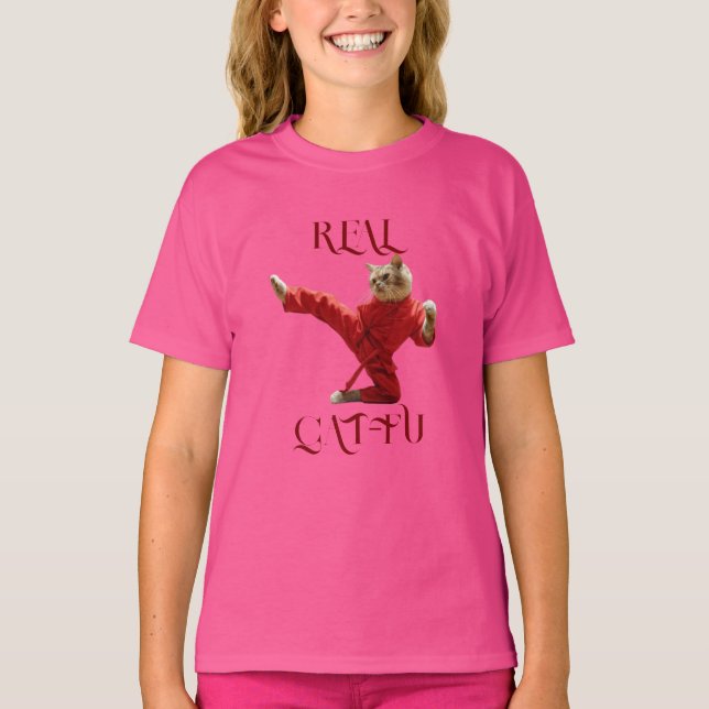 CAMISETA CAT-FU REAL (Anverso)