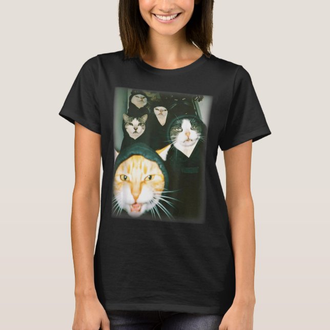 Camiseta Cat Gang Meme Funny Chaotic Cats Unhinged Feline H (Anverso)