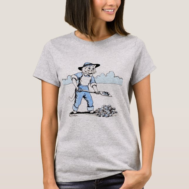 Camiseta Cat Gardener, Louis Wain (Anverso)