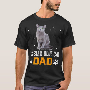 CAMISETA CAT GATO AZUL RUSO DAD AZUL RUSO