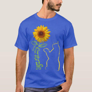 Camiseta Cat Graphic Tshirts, Cat Sunflower Shirt T, Cat Su