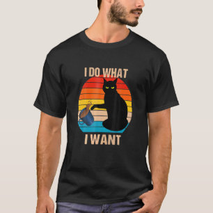Camiseta Cat Hacer Lo Que Quiero Que El Gato Meow Rebel Kit