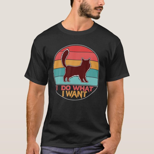Camiseta Cat, Hago Lo Que Quiero (Anverso)