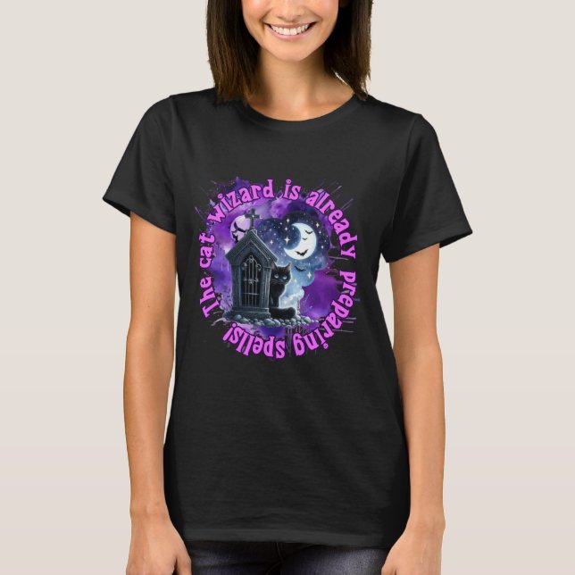 Camiseta Cat Halloween (Anverso)