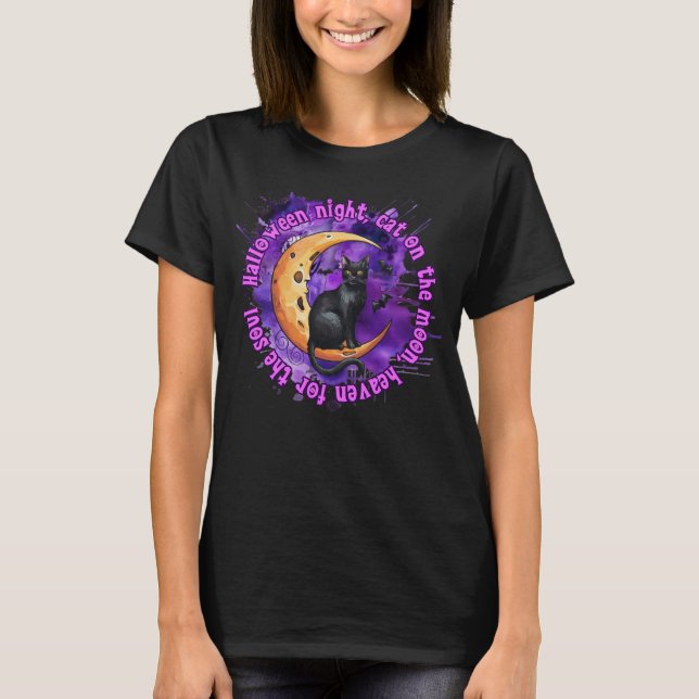 Camiseta Cat Halloween (Anverso)