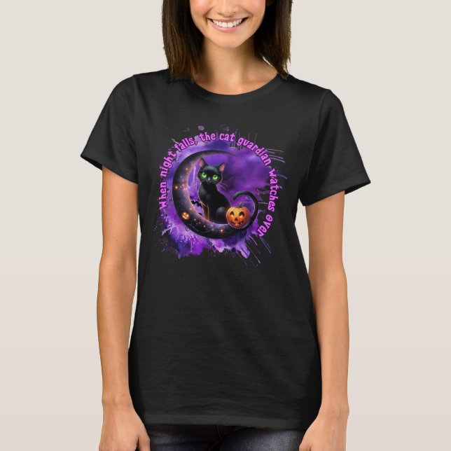 Camiseta Cat Halloween (Anverso)