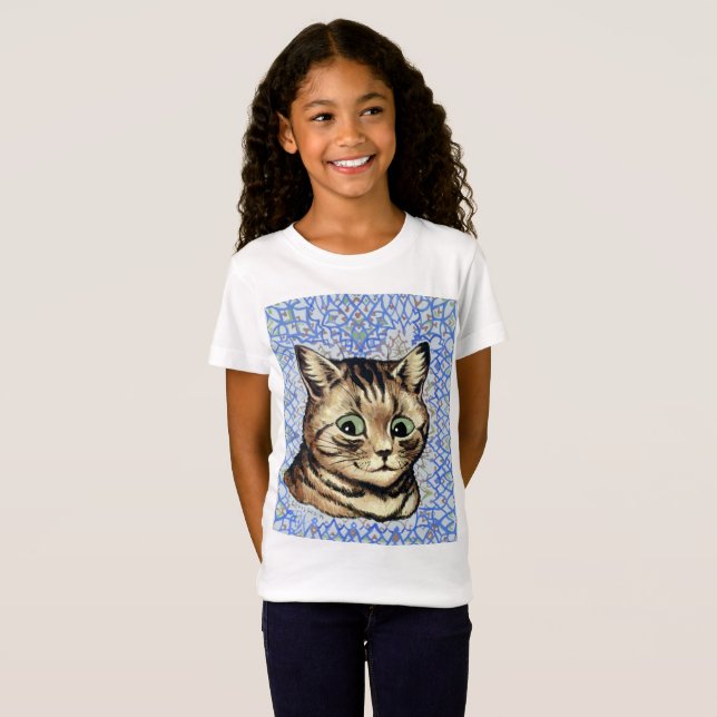 Camiseta Cat head drawing by Louis Wain  (Anverso completo)