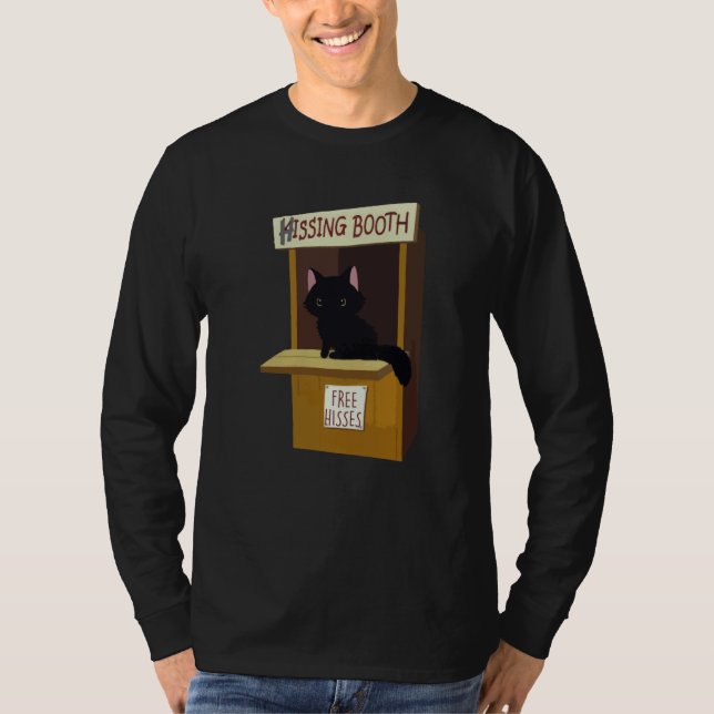 Camiseta Cat Hissing Booth Free Hisses Animal (Anverso)