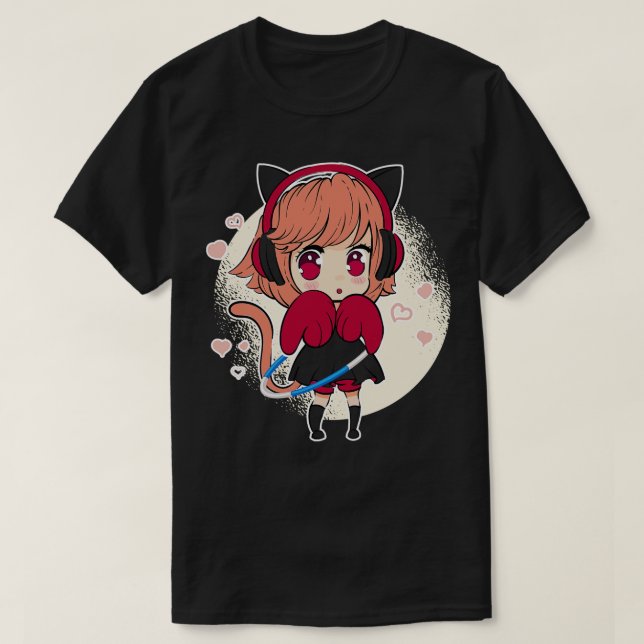 Camiseta Cat Hula HoopGirl (Diseño del anverso)