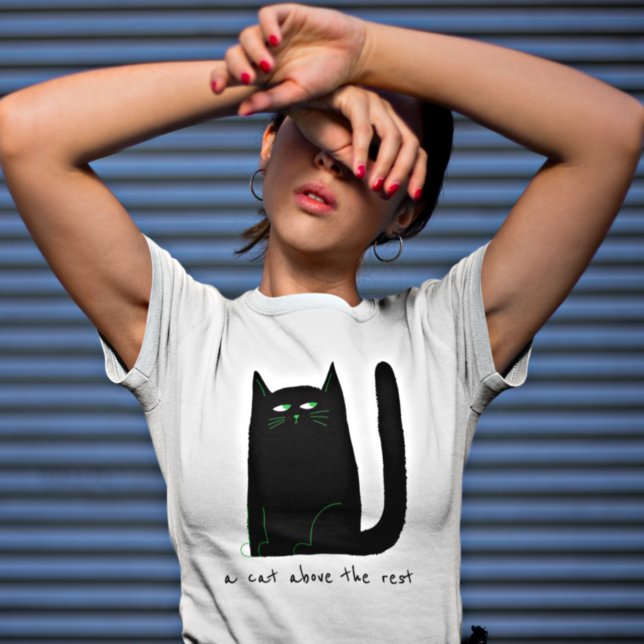 Camiseta Cat Humor Pun Cat Sobre El Resto De La Cita (Subido por el creador)