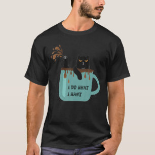 Camiseta Cat-I-Do Lo Que Quiero. Café Splash