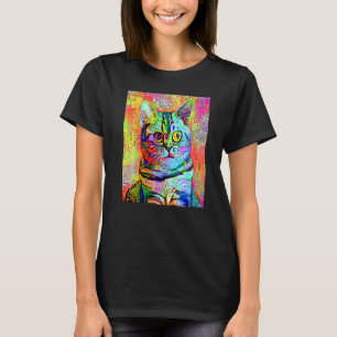 Camiseta CAT IMPRESIONISTA Gatito Minino Soy Un Gato  Mamá 