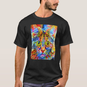 Camiseta CAT IMPRESIONISTA Gatito Minino Soy Un Gato Mamá