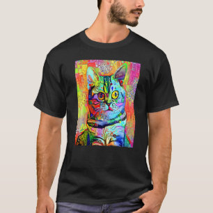 Camiseta CAT IMPRESIONISTA Gatito Minino Soy Un Gato  Mamá 