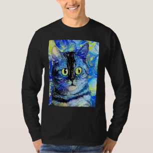 Camiseta CAT IMPRESIONISTA Gatito Minino Soy Un Gato   Mamá