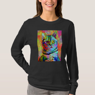 Camiseta CAT IMPRESIONISTA Gatito Minino Soy Un Gato  Mamá 