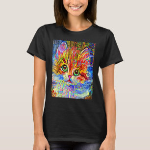 Camiseta CAT IMPRESIONISTA Gatito Minino Soy Un Gato  Mamá 