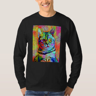 Camiseta CAT IMPRESIONISTA Gatito Minino Soy Un Gato  Mamá 