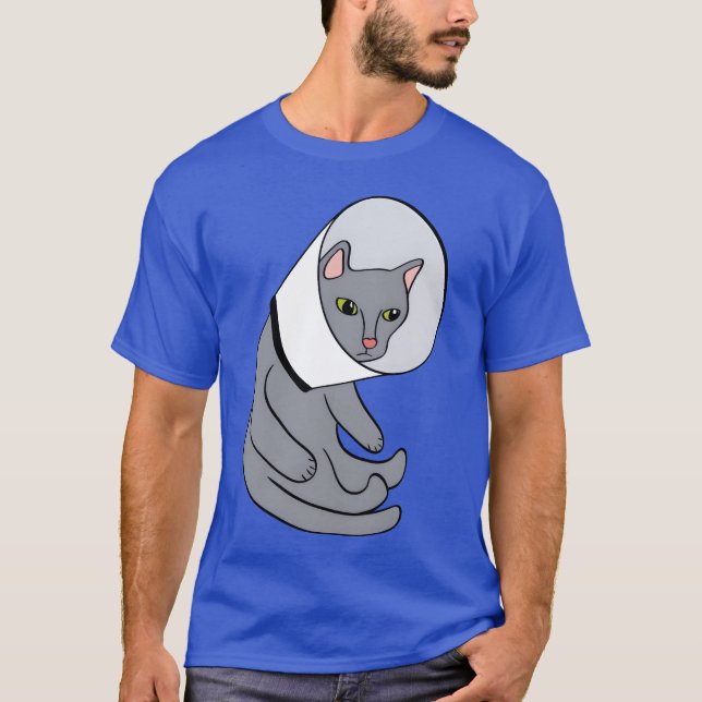 Camiseta Cat In A Cone Retro (Anverso)