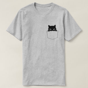Camiseta Cat In Pocket