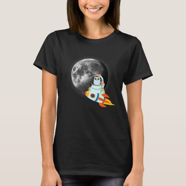 Camiseta Cat In Space (Anverso)