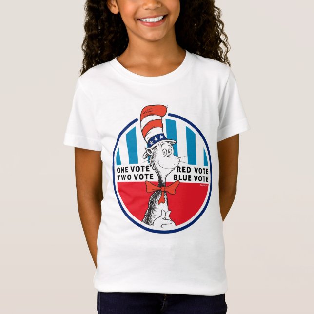 Camiseta Cat in the Hat | One Vote, Two Vote (Anverso)