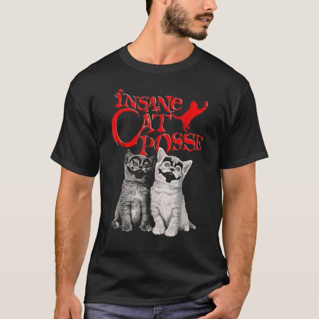 Camiseta Cat Insane Cat Posse (Anverso)
