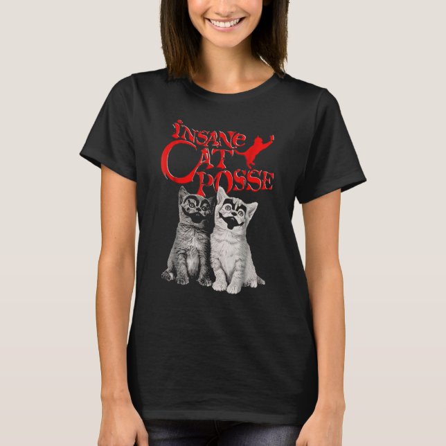 Camiseta Cat Insane Cat Posse (Anverso)