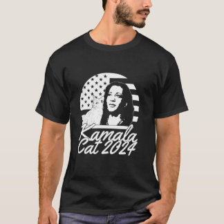 Camiseta Cat Kamala Harris 2024 Votación Por El Presidente
