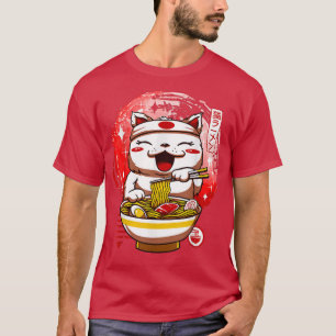 Camiseta Cat Kami Sama Ramen Japón