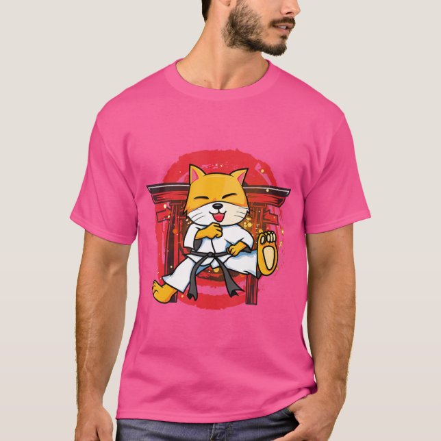 Camiseta Cat Karate (Anverso)
