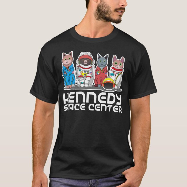 Camiseta Cat Kennedy Space Center Shirt (Anverso)