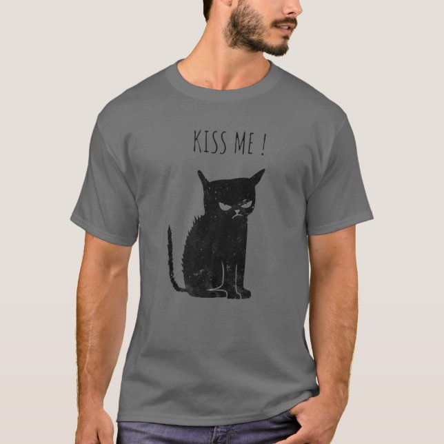 Camiseta Cat Kisme Black Cat (Anverso)