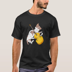 Camiseta Cat Kitten Jugando Cello Cat Lover Cello Player Ce