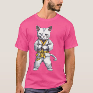 Camiseta Cat Kitten Kitty Karate Taekwondo Kickboxing