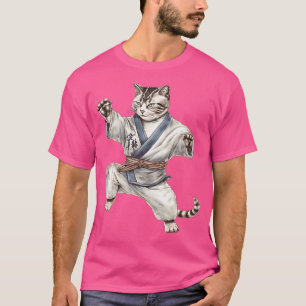 Camiseta Cat Kitten Kitty Karate Taekwondo Kickboxing