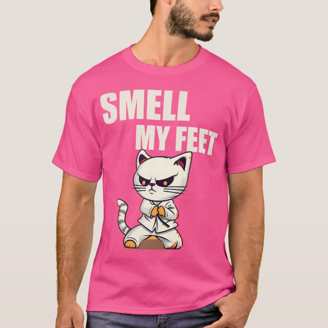 Camiseta Cat Kitten Kitty Karate Taekwondo Kickboxing (Anverso)