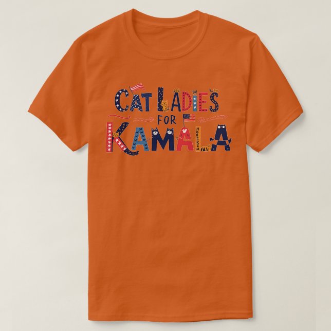 Camiseta CAT LADIAS PARA KAMALA DODDLES Estuche 1 (Diseño del anverso)