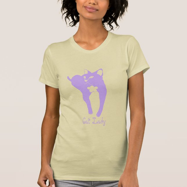 Camiseta Cat Lady Girl's  (Anverso)