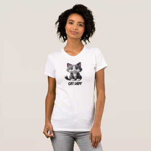 Camiseta Cat Lady T-Shirt