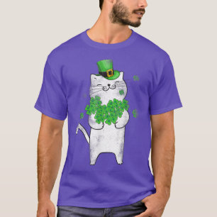 Camiseta Cat Leprechaun Cat Lover Shamrock St Patrick