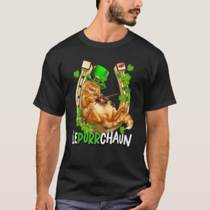 Camiseta Cat Leprechaun St Patrick S Day Lepurrchaun Shamro
